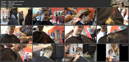 8160 13 PaulineL by truckdriver Zoya controlled buzz haircut TRAILER