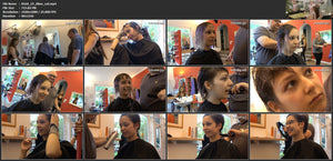 8160 19 Alina haircut Zoya in leatherpants controlled