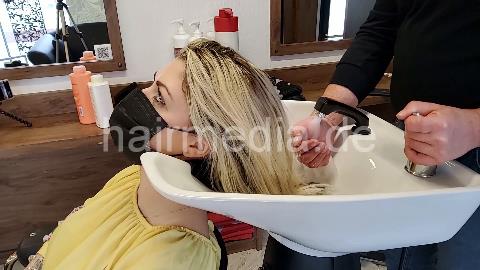 8163 3 how to get chewing gum out of your hair - Part 3: washing OUT by barber, backward