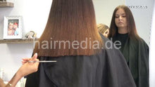 Cargar imagen en el visor de la galería, 8200 Isabell cut hair dry haircut clippercut by Zoya leatherpants