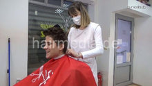 Charger l&#39;image dans la galerie, 8400 Tany 1 buzzcut shorthair barbershop by apron barberette