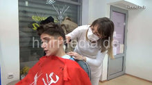Load image into Gallery viewer, 8400 Tany 1 buzzcut shorthair barbershop by apron barberette