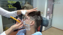 Load image into Gallery viewer, 8400 Tany 2 female faceshave using shavingcream and knife