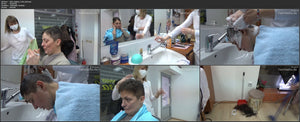8401 Andjela 2 forward shampoo hairwash in barbershop by female barber JelenaB