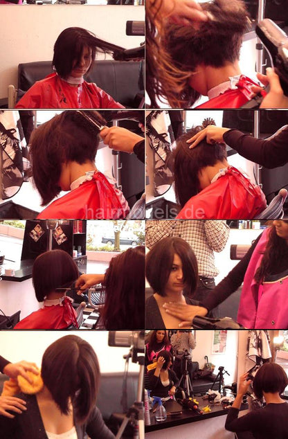 897 A-line cut by hobby barber  all scenes