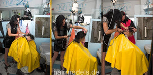 898 2 Try to buzz Sandra 4 hand in barberchair using Wellenmaschine Müholos