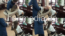 Carica l&#39;immagine nel visualizzatore di Gallery, 9036 3 KristinaB backward scalpmassage, haircare and blow by barber
