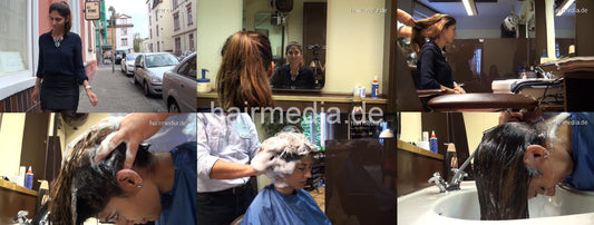 9065 Jemila Sibel OlgaG Romana shampoo party 164 min SD video for download