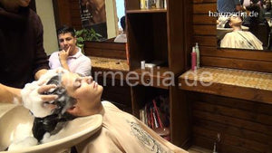 9073 12 Alicia by barber Davide backward salon shampooing