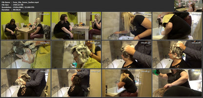 9090 Ivon Mia home leatherpants hair and face shampooing 38 min video for download