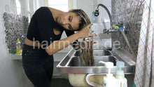 将图片加载到图库查看器，9091 Barberette Zoya kitchen sink self shampooing