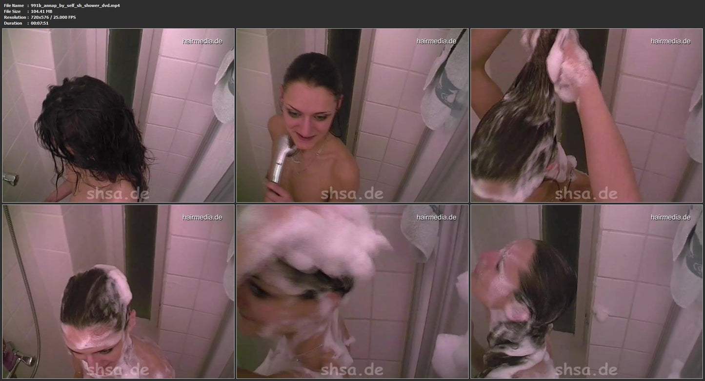 991 AnnaP self shower hair hair wash