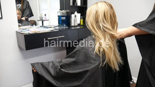 1142 ASMR Hair Coloring & Shampooing salon hair day