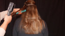 Cargar imagen en el visor de la galería, 1142 ASMR Hair Straightening-Hair Styling &amp; Hair Brushing no talking