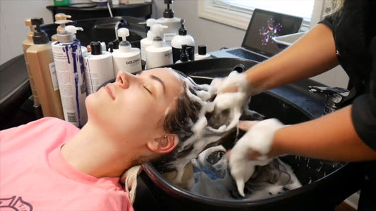 1142 ASMR Hair Washing-Shampooing, Hair Cutting, Brushing, & Blowdrying Compilation