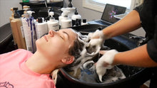 Load image into Gallery viewer, 1142 ASMR Hair Washing-Shampooing, Hair Cutting, Brushing, &amp; Blowdrying Compilation
