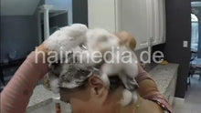 Carica l&#39;immagine nel visualizzatore di Gallery, 1216 ASMR Hair washing with lather sounds kitchensink self shampooing