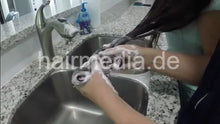 Charger l&#39;image dans la galerie, 1216 ASMR Hair washing with lather sounds and hair brushing