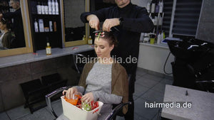 7200 Masha ASMR perm Part 1 by Ukrainian barber