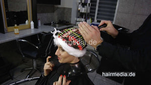 7200 Masha ASMR perm Part 2 by Ukrainian barber