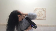 Load image into Gallery viewer, 1147 hair dryer ASMR self blow dry soft pullover