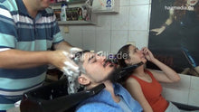 Load image into Gallery viewer, 2022 AleksaT and DijanaT 2 guy by barber shampooing