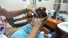 将图片加载到图库查看器，8401 AleksandraS buzzcut, napeshave, knife and forward wash barbershop by female barber JelenaB