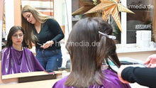 Laden Sie das Bild in den Galerie-Viewer, 1222 Alessia by YasminN drycut long hair in pvc cape
