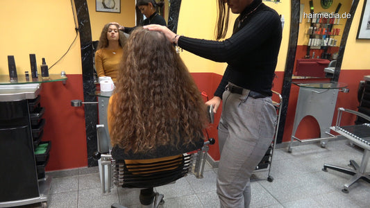 377 Aleyna by Asya salon backward shampooing thick curly hair