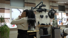 Cargar imagen en el visor de la galería, 1171 Amal barberette PC custom self forward wash and curls straightening