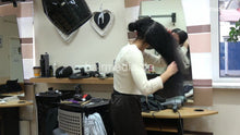 Laden Sie das Bild in den Galerie-Viewer, 1171 Amal barberette PC custom self forward wash and curls straightening