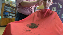 Charger l&#39;image dans la galerie, 8144 AnjaL 2 cut and buzz by barber truckdriver in barbershop chair