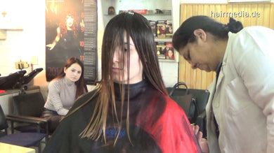 390 Anette haircut 4 min HD video for download