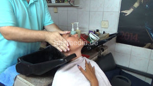 6210 Anette sister shampoo backward by barber
