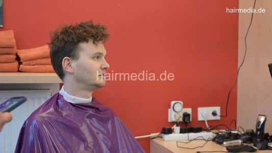 2025 permed Antonio by Nico Part 1, forward shampoo