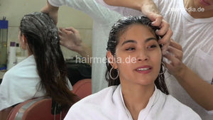 3591 Manila Aya 2, uright, forward and 2x backward shampoo by old barber