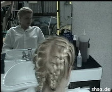 将图片加载到图库查看器，3909 Frankfurt hobbybarber braided strong forward shampoo hairwash and backward and blow