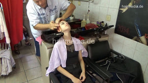 4120 Daughter Bojana 4 red teen girl shampoo by barber