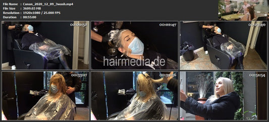 4050 Canan 5, 2020 12 09 bleaching torture part 3 shampooing