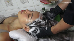 359 Carly 2,  3x backward shampooing by glove barber Hong Kong