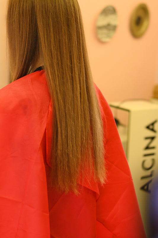 8155 Luisa 3 dry haircut clippers trim by Kia redhead barberette