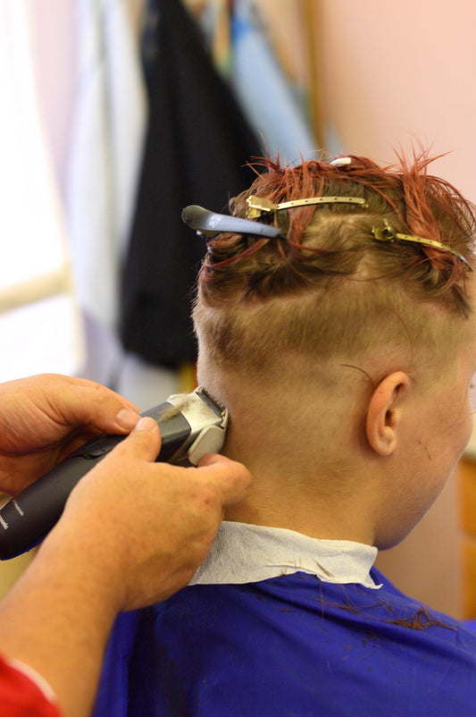 8143 LarissaR cut buzz by barber truckdriver