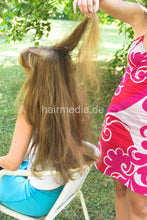 Cargar imagen en el visor de la galería, 196 NicoleB 3 by AnjaS longhair outdoor hairshow, combing, braiding