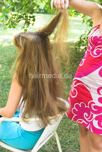 196 NicoleB 3 by AnjaS longhair outdoor hairshow, combing, braiding