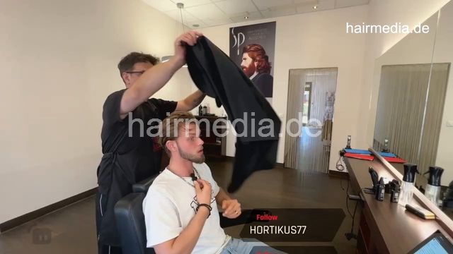 1201 Daniel buzz, shampoo, haircut