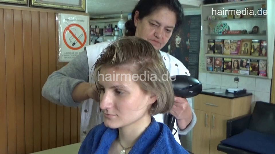 6217 DanijelaS, coloring shampoo by baber, blow out