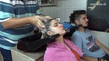 Cargar imagen en el visor de la galería, 2022 AleksaT and DijanaT 2 girl by barber shampooing