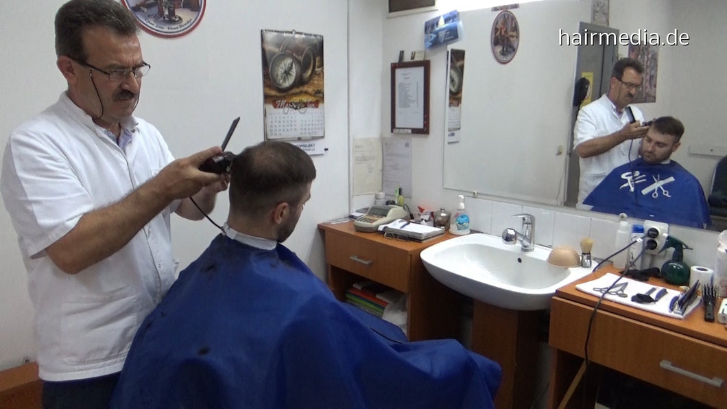 2005 Dragoslav haircut, shave, strong shampoo forward