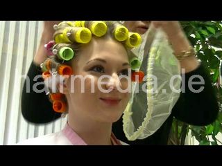 1213 Eve first salon wetset hairnet and earprotector haircaredreams hairfun