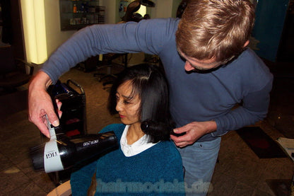 h016 Fei asian wash and haircut  35 min video for download